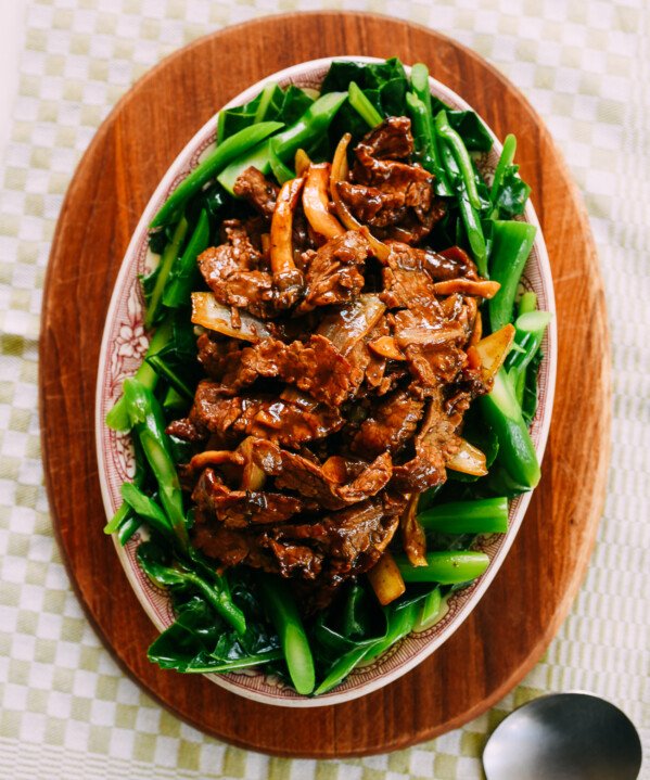 Beef with oyster sauce