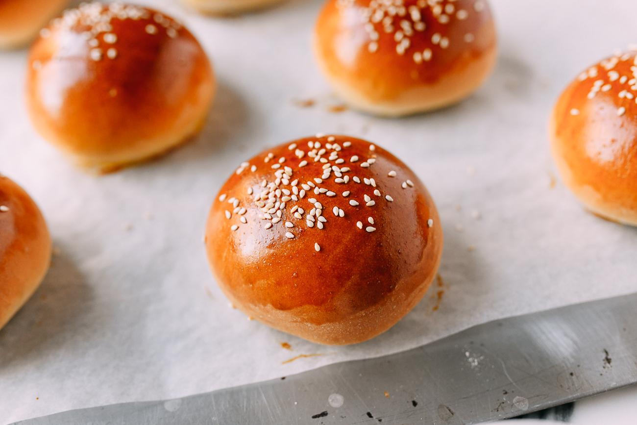 Baked char siu bao