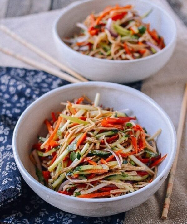 Chinese Tofu Salad, by thewoksoflife.com