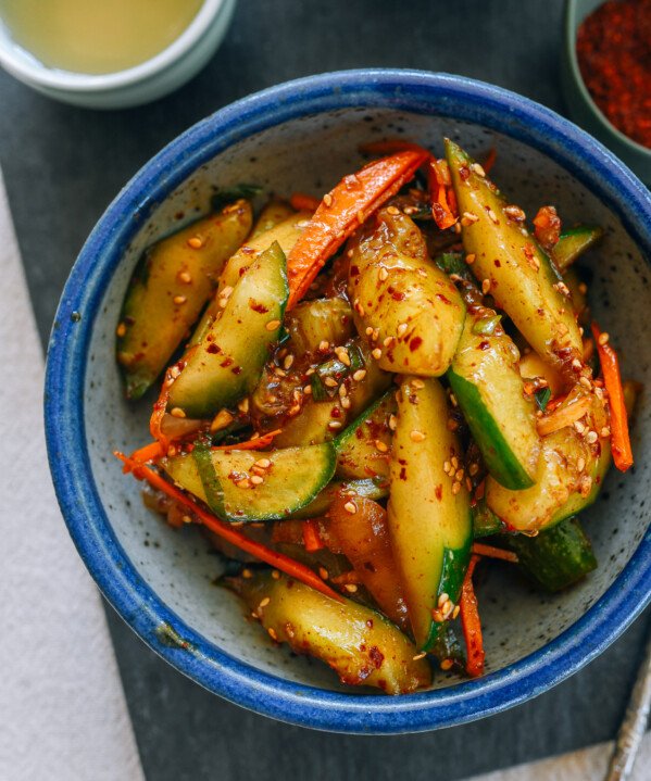 Spicy Korean Cucumber Salad (Oi Muchim)