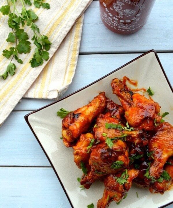 Honey Sriracha Wings