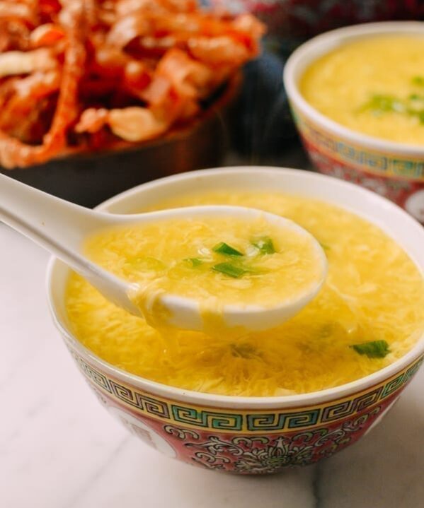 Spoonful of egg drop soup, thewoksoflife.com