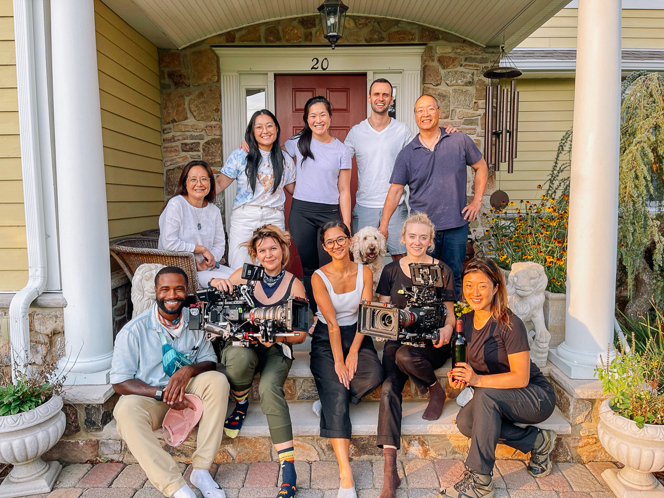 woks of life family meal cast and crew photo