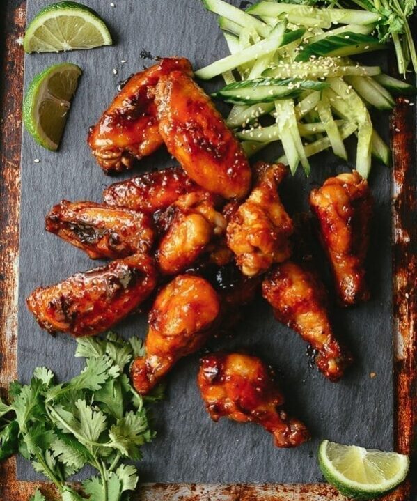 Fish Sauce Chicken Wings - Vietnamese Style, by thewoksoflife.com