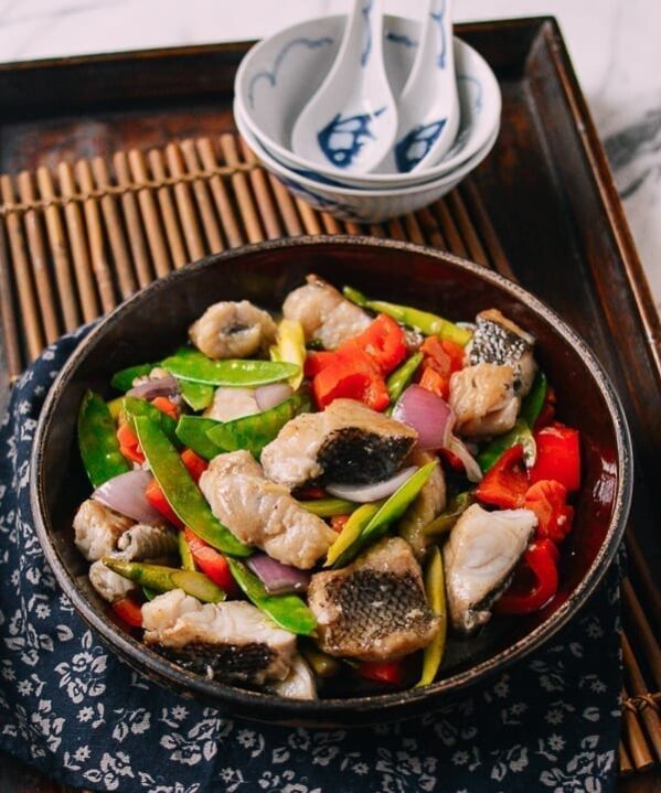 Fish Stir-fry, thewoksoflife.com