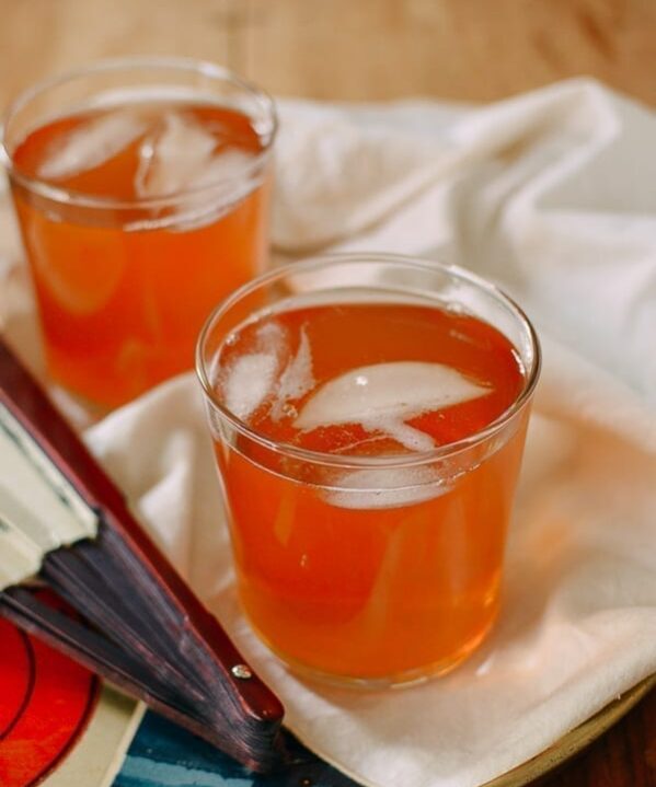 Chinese Hawthorn Iced Tea, thewoksoflife.com