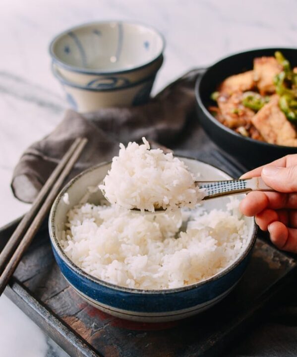 How to Steam Rice, thewoksoflife.com