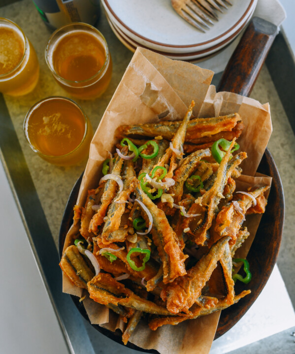 Salt and Pepper Fried Smelts