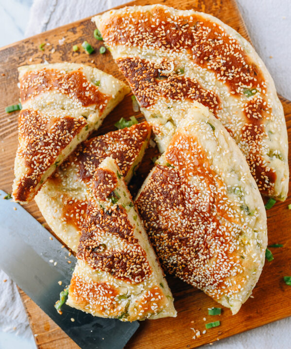 Shanghai Scallion Flatbread (Qiang Bing)