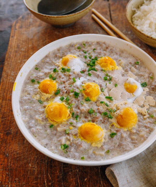 Steamed Pork Patty with Salted Duck Eggs