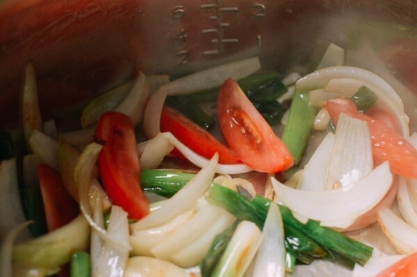 Taiwanese Beef Noodle Soup (Instant Pot), by thewoksoflife.com