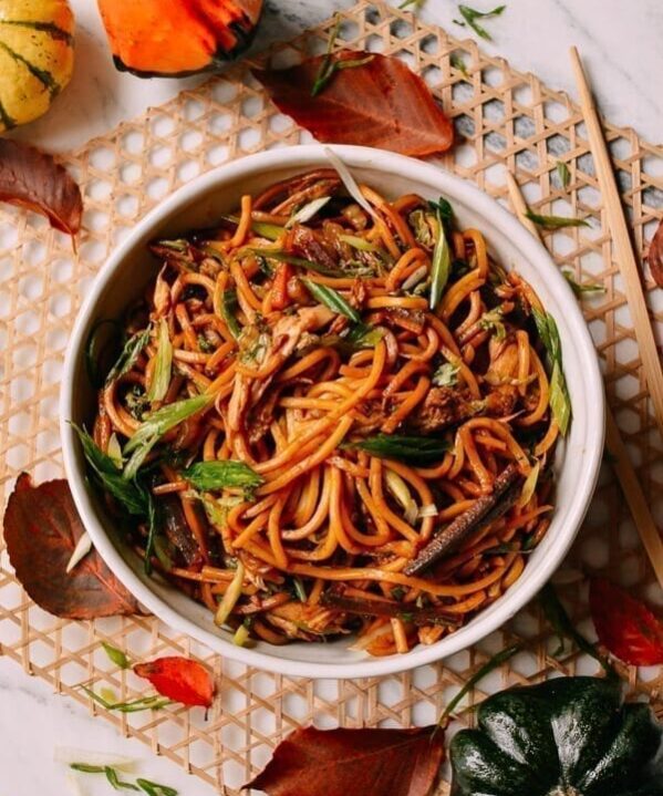 Turkey Lo Mein, by thewoksoflife.com