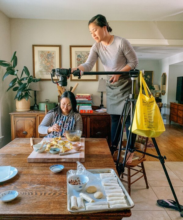 Sarah and Kaitlin shooting recipe