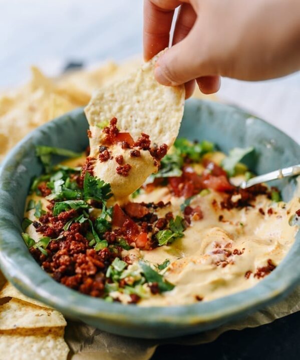 Vegan Queso, thewoksoflife.com