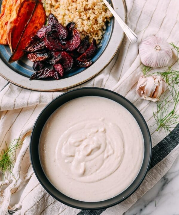 Vegan aioli, thewoksoflife.com