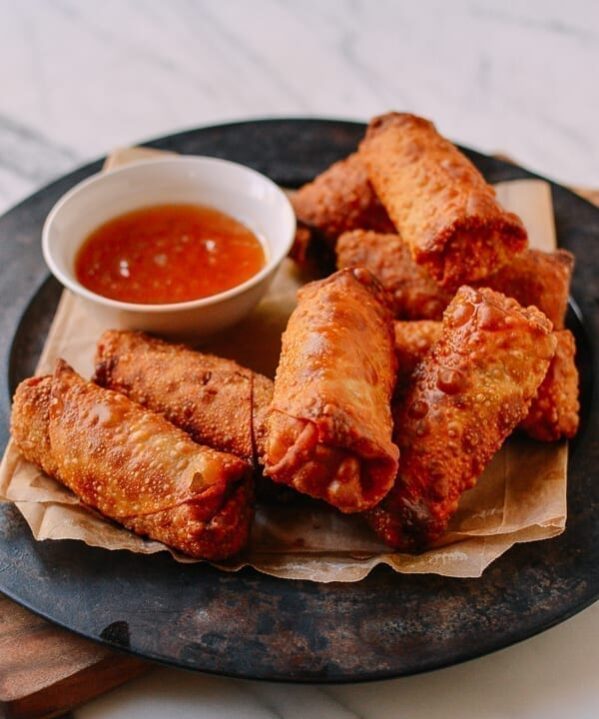 Vegetable Egg Rolls, thewoksoflife.com