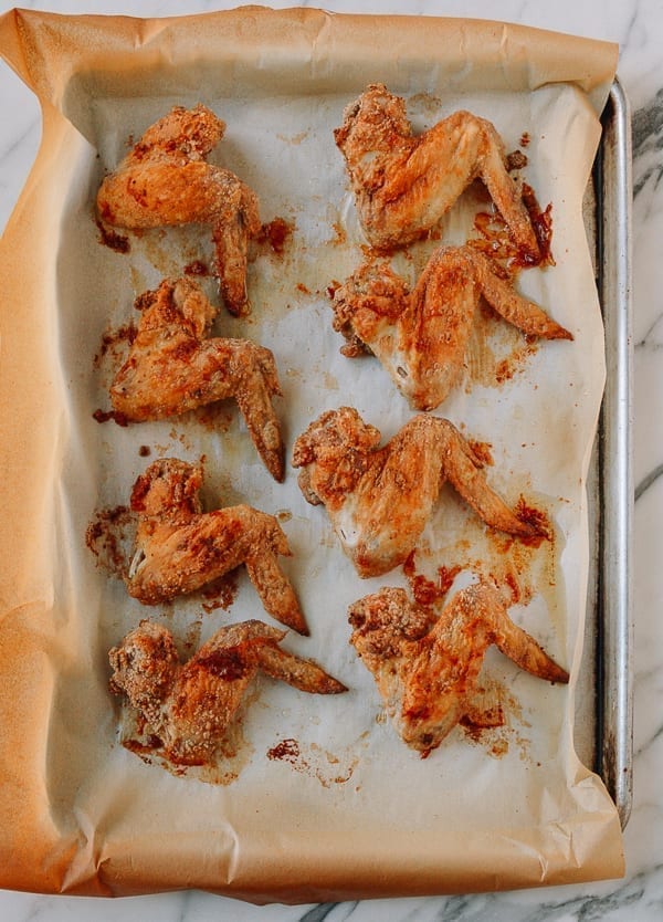 Baked Crispy Chicken Wings, thewoksoflife.com