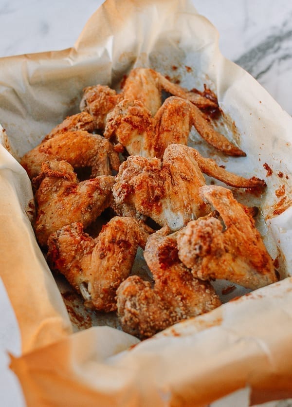 Crispy Baked White Pepper Chicken Wings, thewoksoflife.com